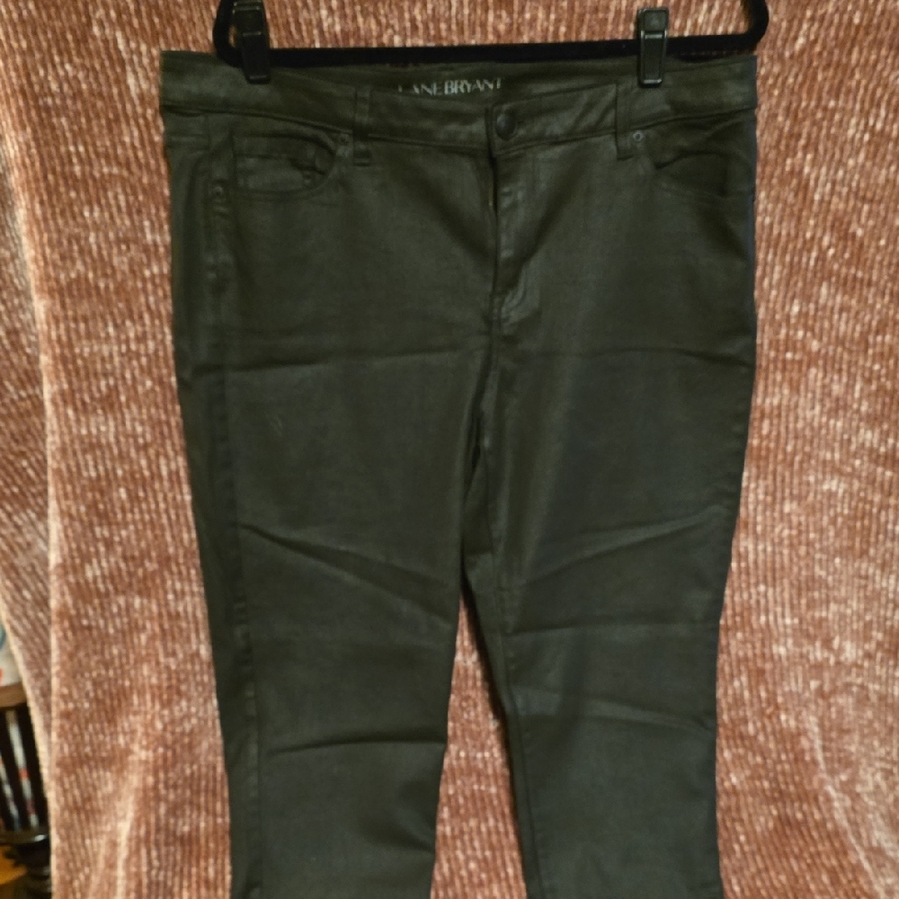 Lane Bryant Olive Green Trousers